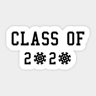 Class of 2020 Coronavirus Graduation Design Sticker